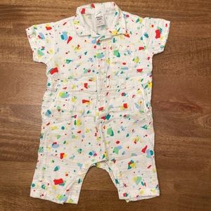 Adorable Open Edit 6 month old romper